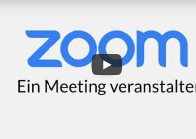 Ein Zoom-Meeting veranstalten