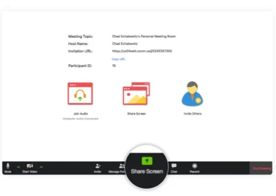 Play sound in a Zoom meeting