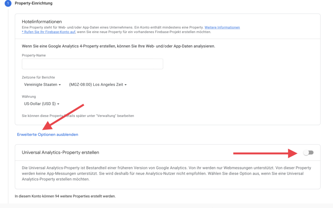 Google Analytics einrichten und mit der Google Search Console verbinden