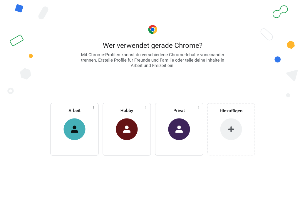 Unterschiedliche Profile im Browser nutzen (Chrome, Edge & Firefox)